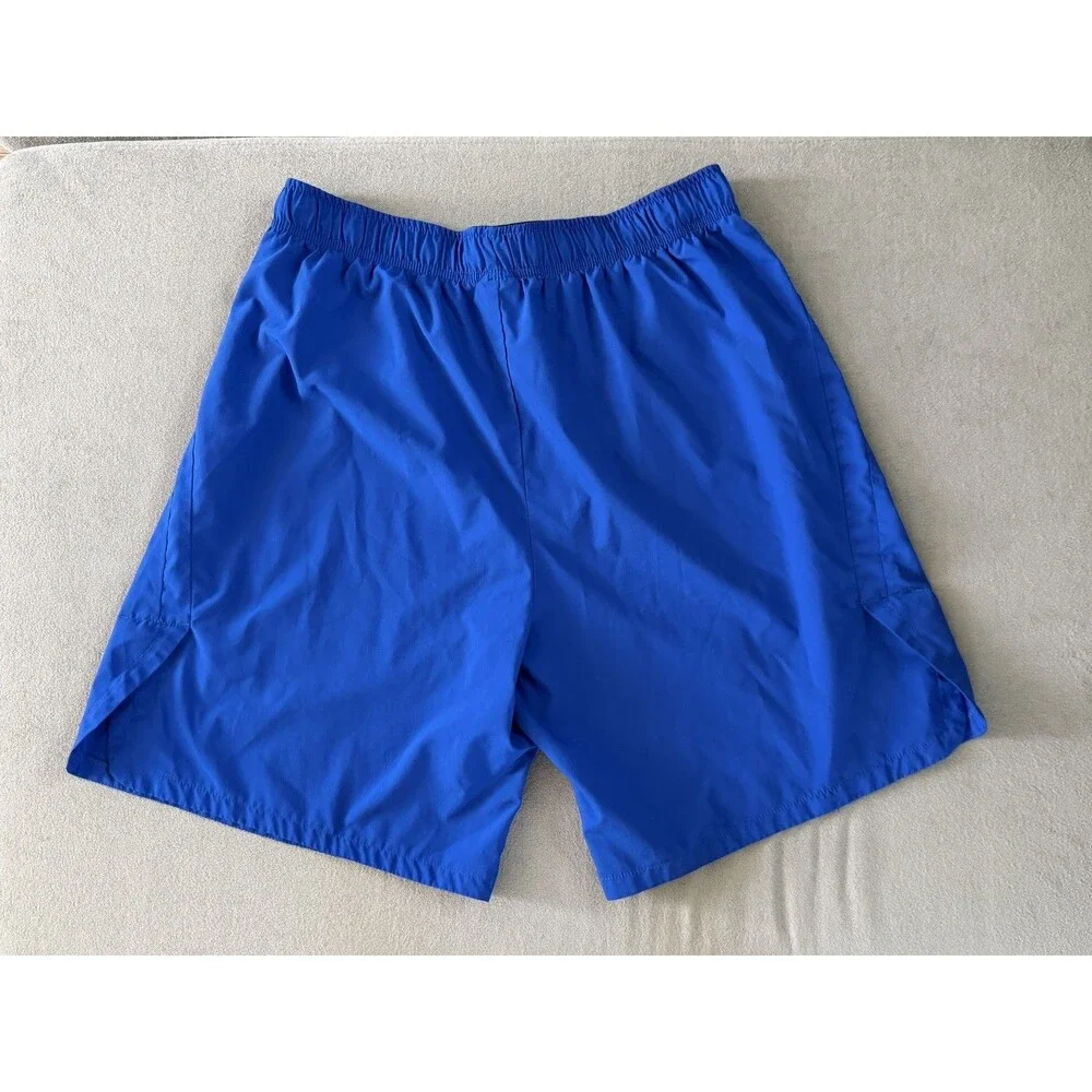 Nike Men's XL Blue loose fit shorts with Drawstring, running, gym